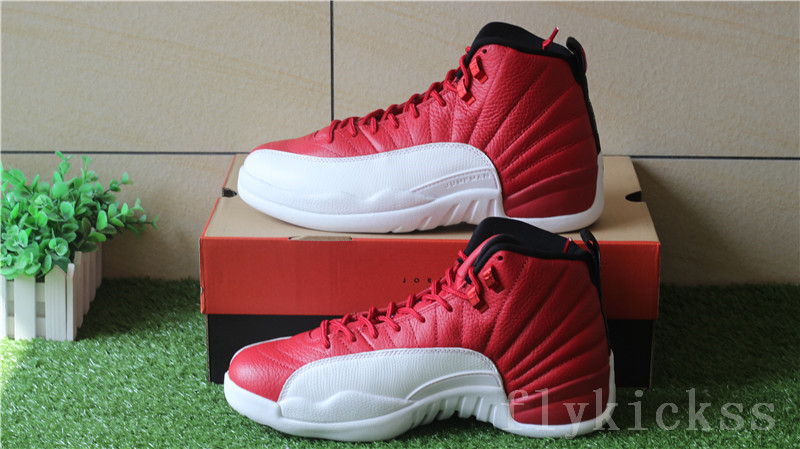 Authentic Air Jordan 12 Gym Red